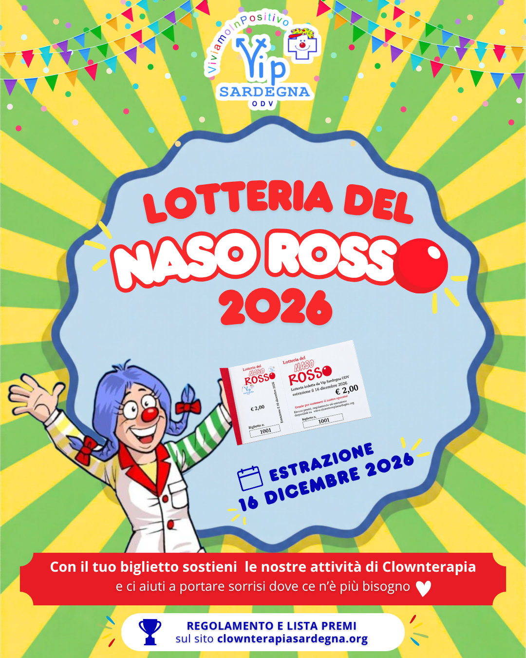 LOTTERIA DEL NASO ROSSO 2026